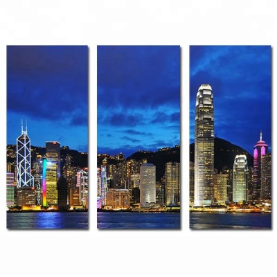 Hot Sell Hong Kong City Framed Prints Canvas