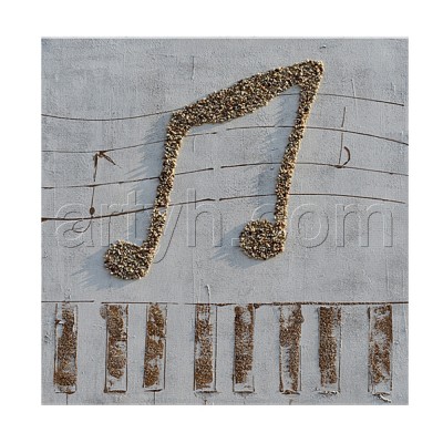 Wholesale modern musical style oil painting picture for decoration