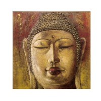 Popular modern handmade canvas painting of buddha for decoration